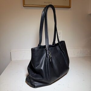 Vintage Soprano Italian Leather Shoulder Bag